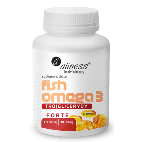 Fish Omega 3 FORTE Triglycerides 500mg EPA / 250mg DHA, High dose of EPA and DHA essential fatty acids