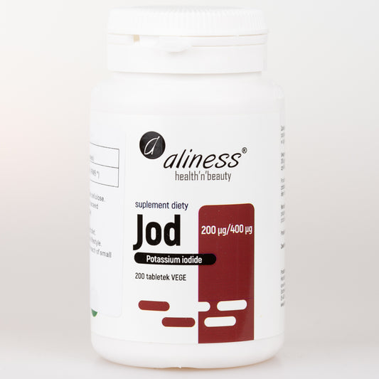 Iodine (potassium iodide), 200 vegan tablets