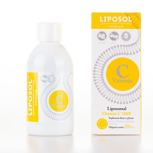 Liposol C, Liposomalna Witamina C 1000 (Buforowana) 250 ml, smak naturalny
