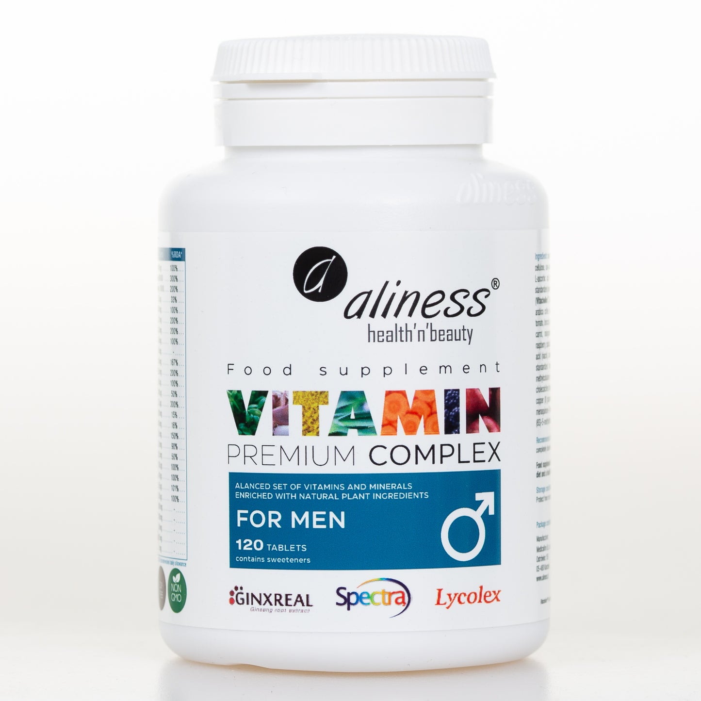 Aliness Premium Vitamin Complex dla mężczyzn, 120 tabletek