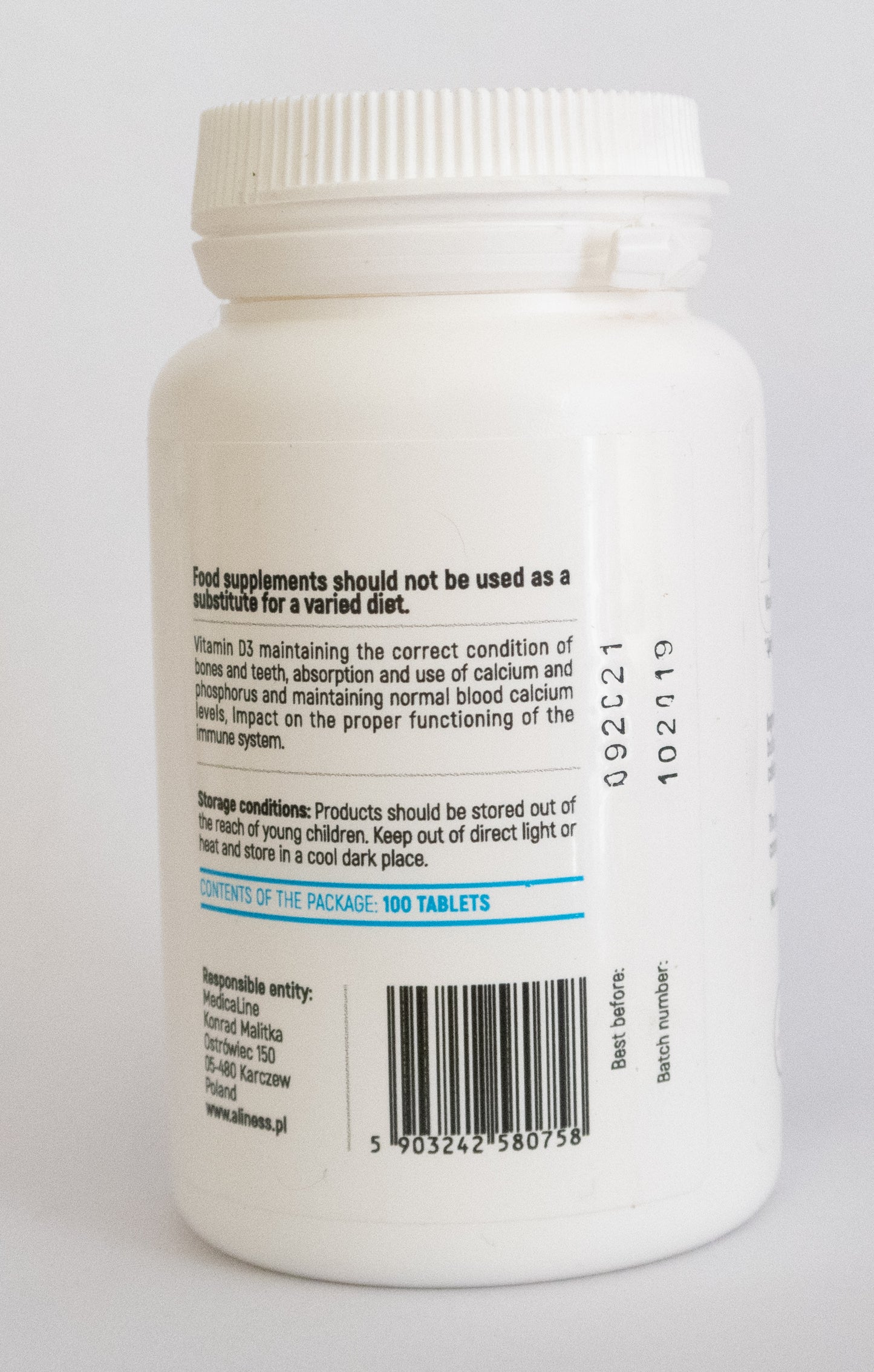 Max Strength Vitamin D3, 10000IU, 100 tablets