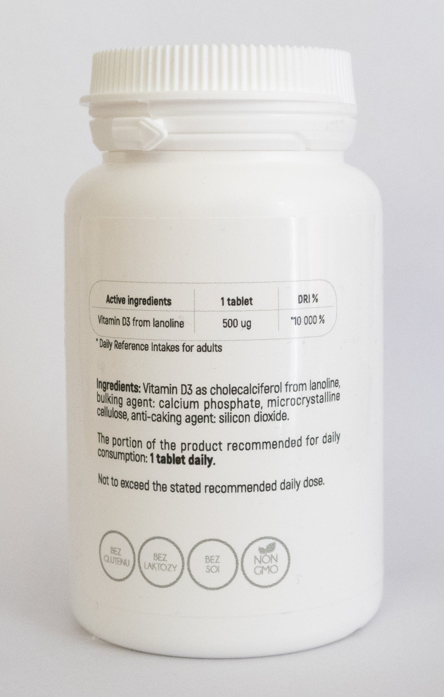 Aliness Witamina D3, 20000 IU, 100 tabletek, Maksymalna Dawka