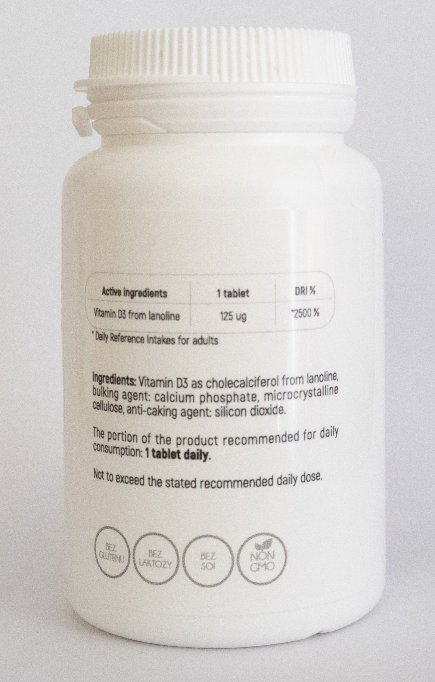 Aliness Witamina D3, 5000IU 100 tabletek, Maksymalna dawka