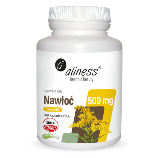Aliness Nawłoć (Solidago virgaurea L.), 100 kapsułek