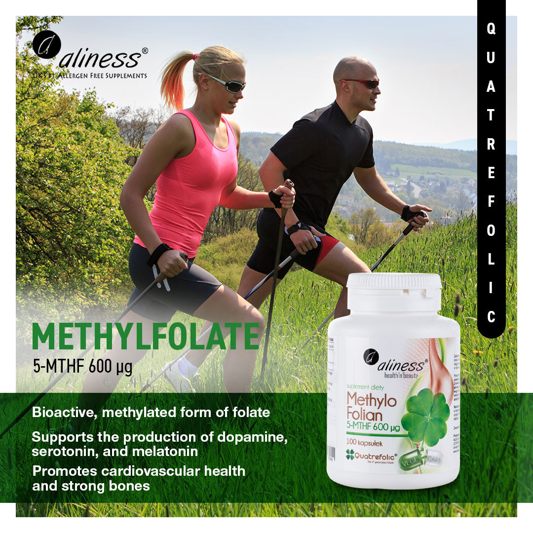 Methylfolate, 5-MTHF 600 µg, 100 vegan capsules