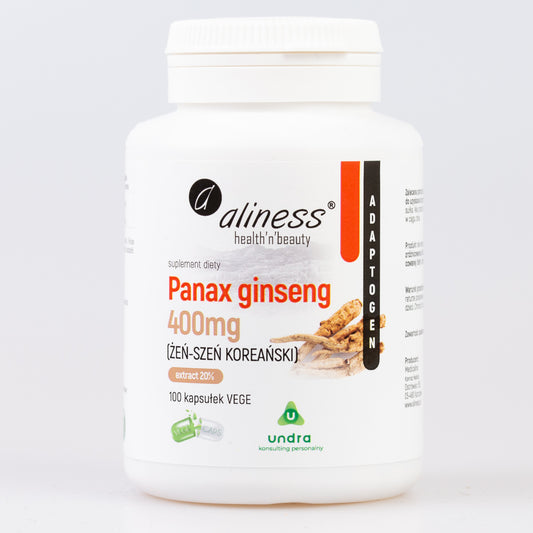 Panax Ginseng (Żeń-szeń Koreański), 400mg