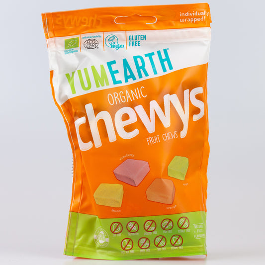 YumEarth Organiczne Słodycze, 31 Owocowych Gum do Żucia, EKO Gumy rozpuszczalne (Chewys), 142g