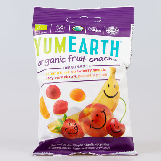 YumEarth Ekologiczne Bio Żelki bez żelatyny (Fruit Snacks), Słodycze dla dzieci, 50g