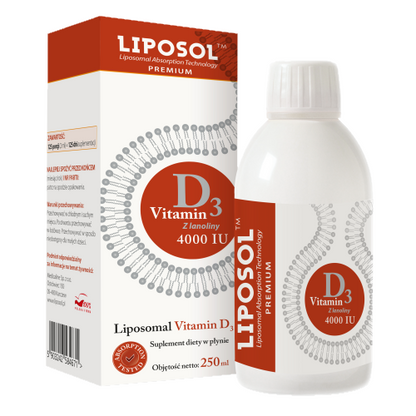 Liposol™ Liposomalna Witamina D3 4000 IU – 250 ml
