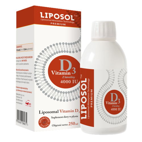 Liposol, Liposomal Vitamin D3 4000 IU 250 ml