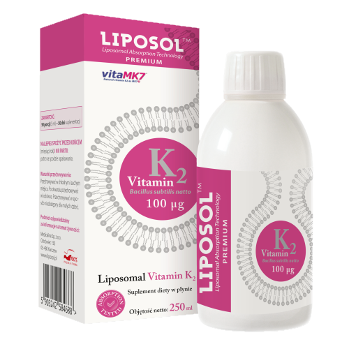 Liposol, Liposomal Vitamin K2 (Vita MK7) 100ug, 250 ml