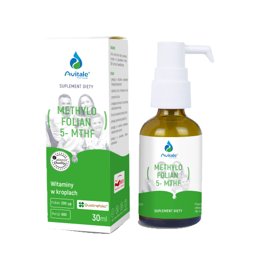 Avitale, MethyloFolian (Quatrefolic) 5- MTHF 200 µg, 30 ml