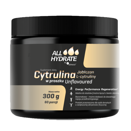 ALLHydrate, Citrulline (L-citrulline malate) 300 g, 60 servings