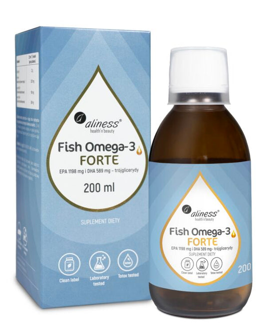 Aliness, Fish Omega 3 FORTE 50/25 Triglycerides, 200 ml