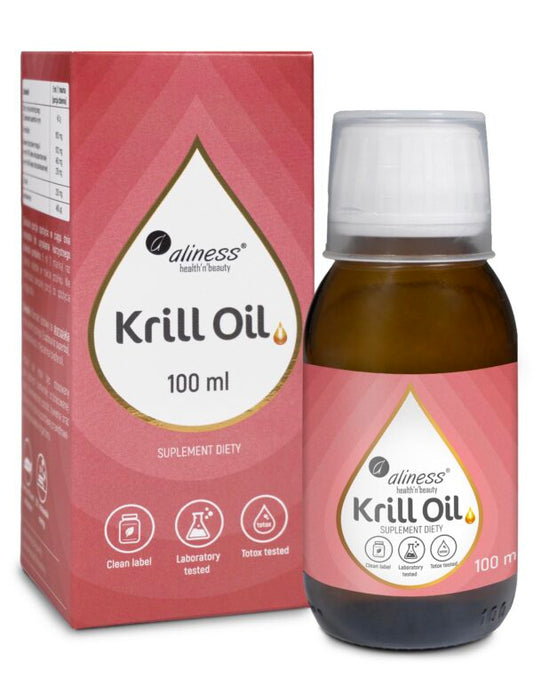 Aliness, Krill Oil Omega 3 with Astaxanthin, 100 ml