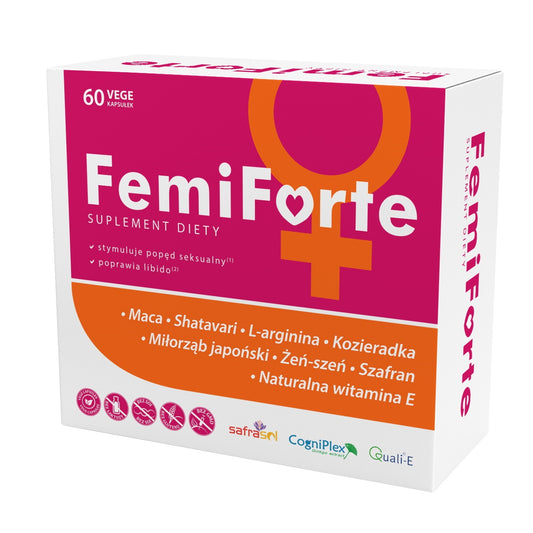 FemiForte dla kobiet, 60 wegańskich kapsułek