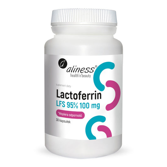 Aliness Lactoferrin LFS 90% 100 mg, 60 kapsułek