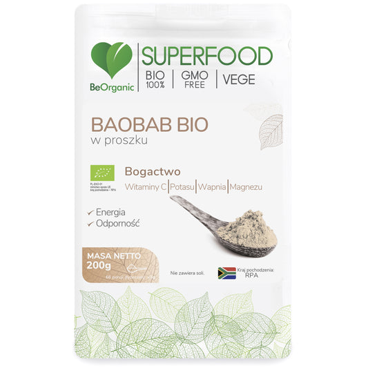 BeOrganic Baobab powder, 200g