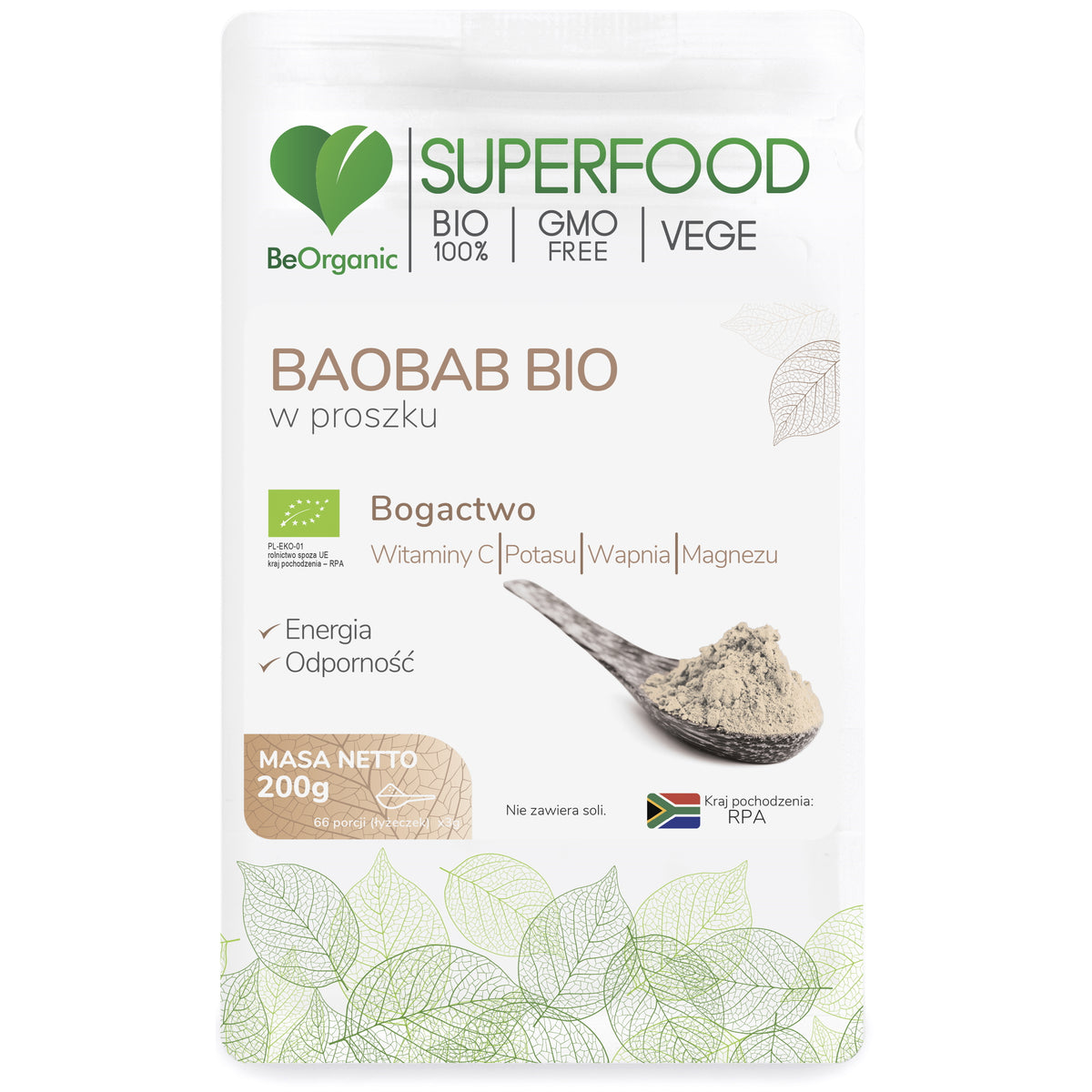 BeOrganic Baobab powder, 200g – Aliness.co.uk