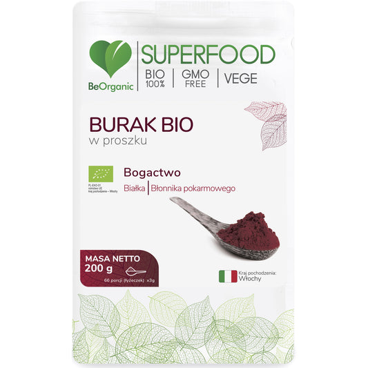 BeOrganic Burak w proszku 200g