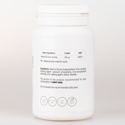 Aliness Witamina D3, 10000IU, 100 tabletek, Maksymalna Dawka