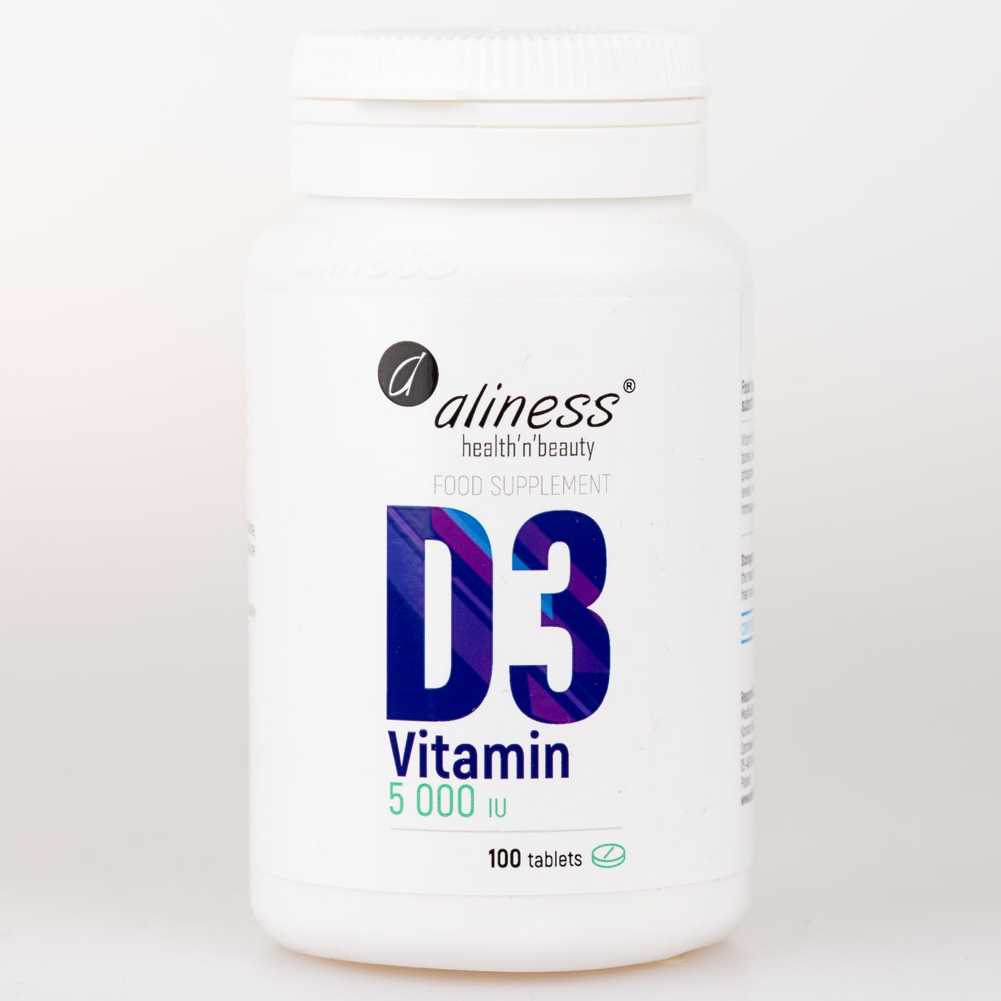 Max Strength Vitamin D3 5000IU, 100 tablets