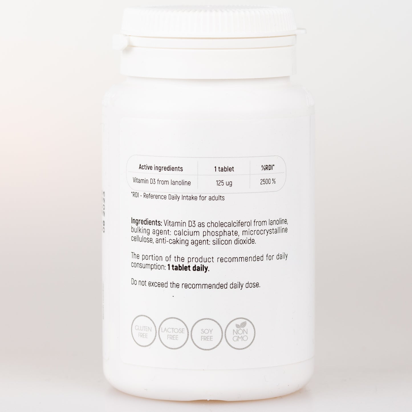 Max Strength Vitamin D3 5000IU, 100 tablets