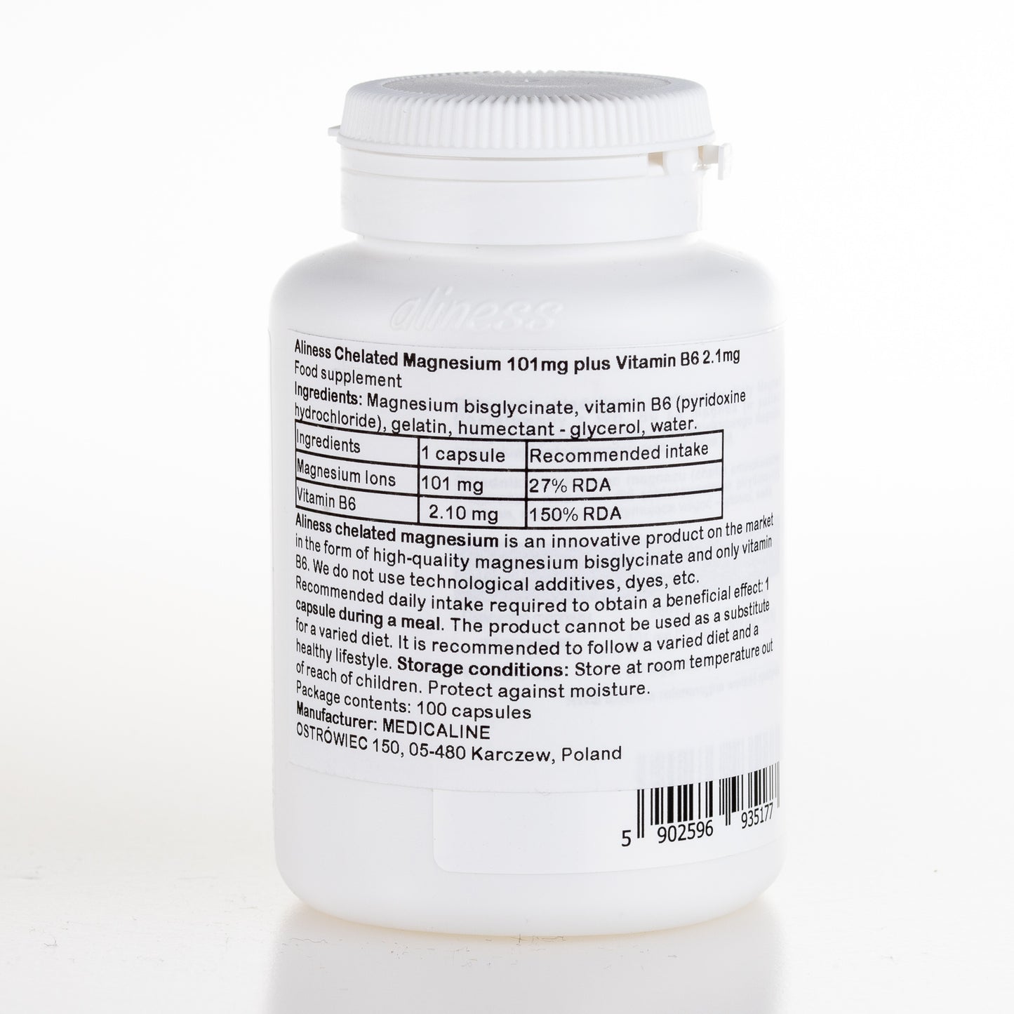 Chelated Magnesium with Vitamin B6