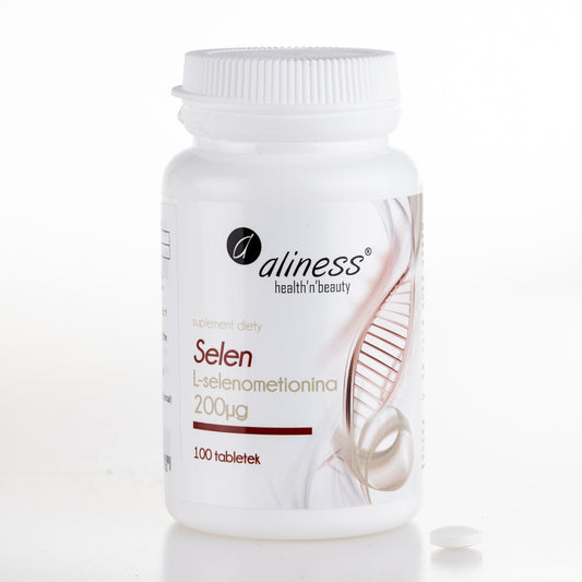 Aliness Selen L-selenometionina 200µg, 100 tabletek