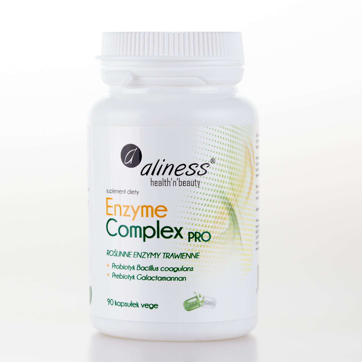 Enzyme Complex PRO, Aliness 90 Vegan capsules, Digezyme, LactoWise