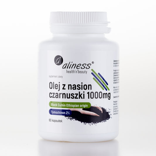 Black cumin seed oil, 2%, 1000mg, 60 capsules