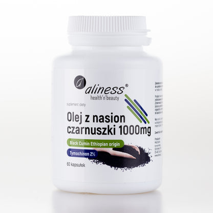 Olej z nasion czarnuszki 2% 1000 mg, Aliness