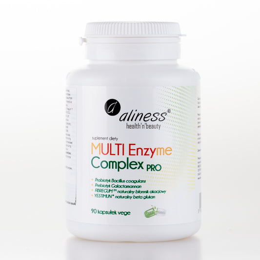 MULTI Enzyme Complex PRO Multi plant digestive enzymes, 90 capsules