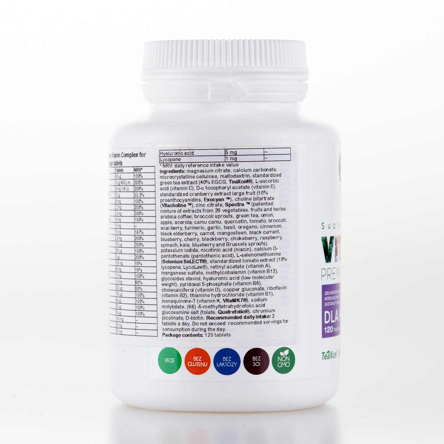Premium Vitamin Complex for women, 120 vegan tablets
