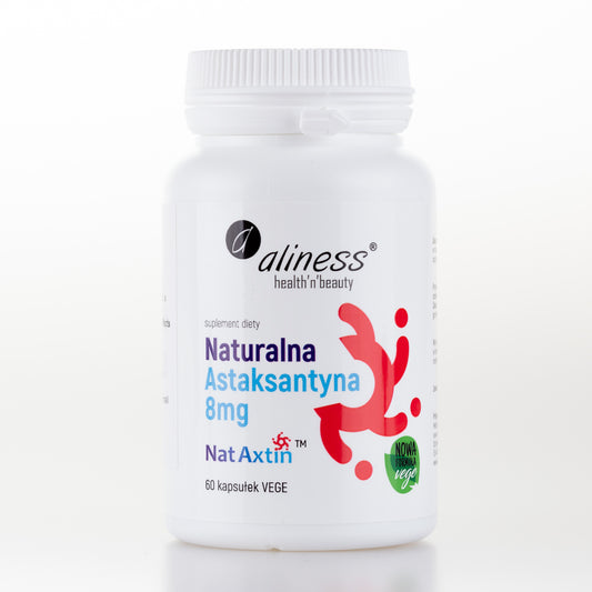 Aliness Naturalna Astaksantyna Nat Axtin 8mg, 60 kapsułek