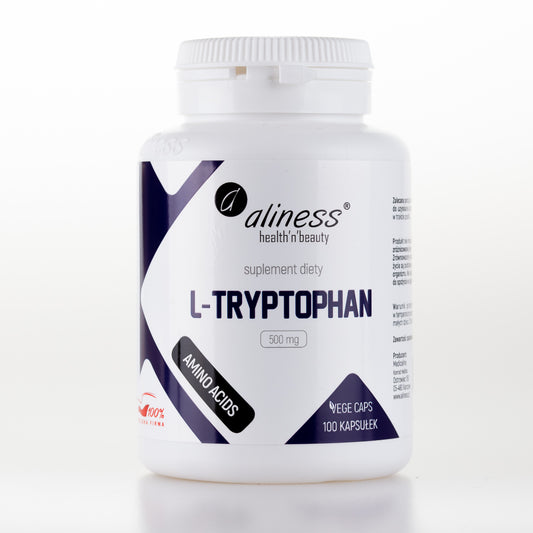 L-Tryptophan 500mg, 100 vegan capsules