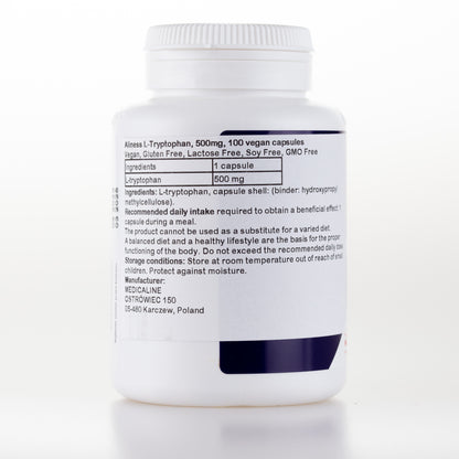 Aliness L-Tryptophan, 100 kapsułek