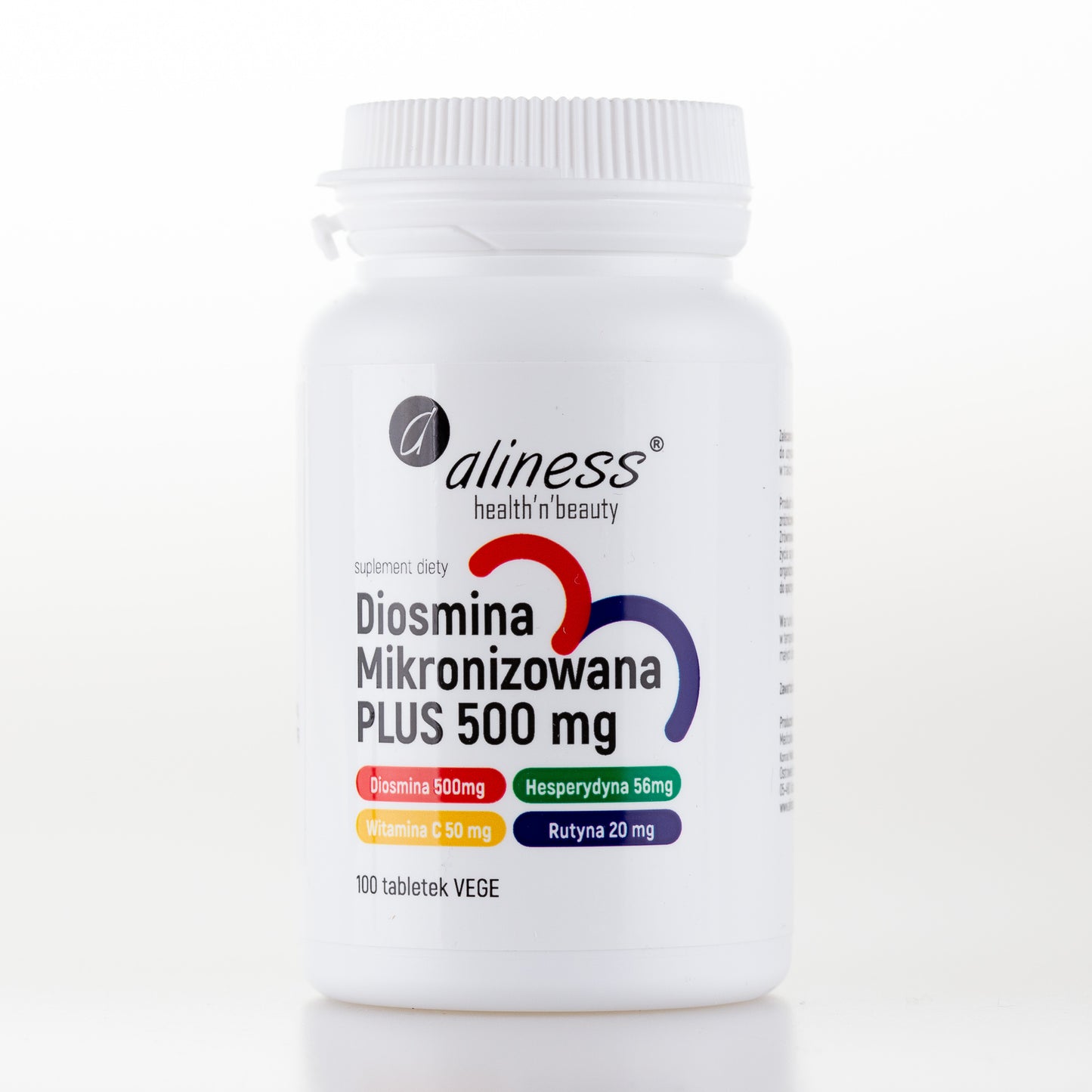 Aliness Diosmina mikronizowana PLUS, 100 tabletek
