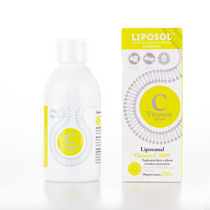 Liposol C Liposomalna Witamina C 1000 (Buforowana) 250ml, smak cytrynowy