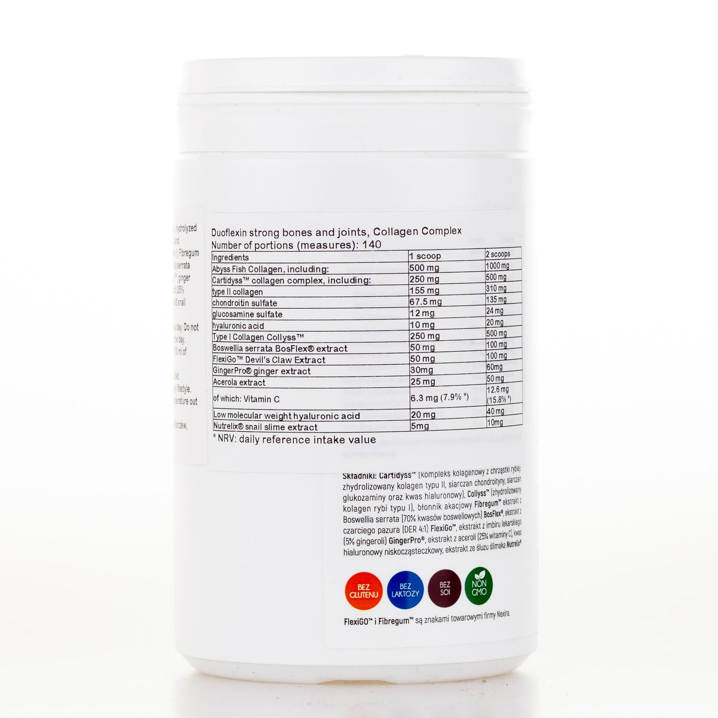 Aliness Duoflexin® 200 g, mocne stawy i kości, 200g, proszek