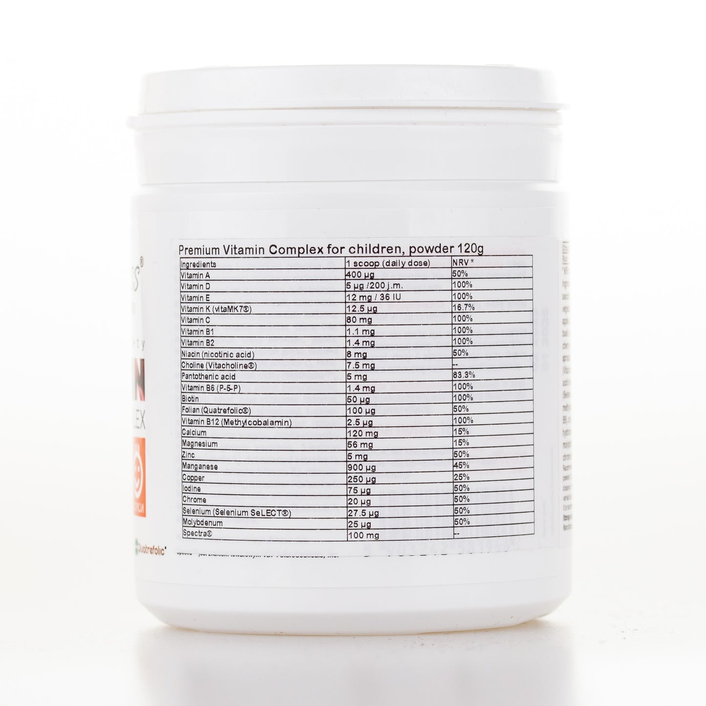 Aliness Premium Vitamin Complex dla dzieci, proszek 120g