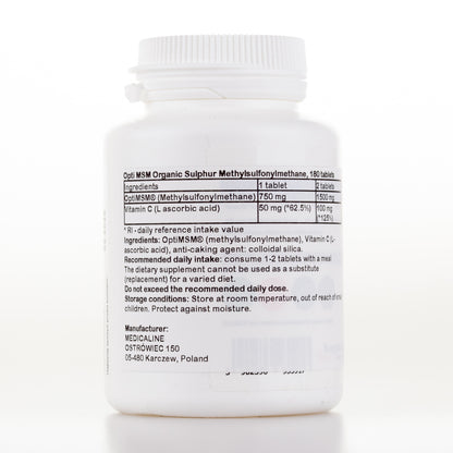 Aliness MSM Siarka Organiczna PLUS, 180 tabletek