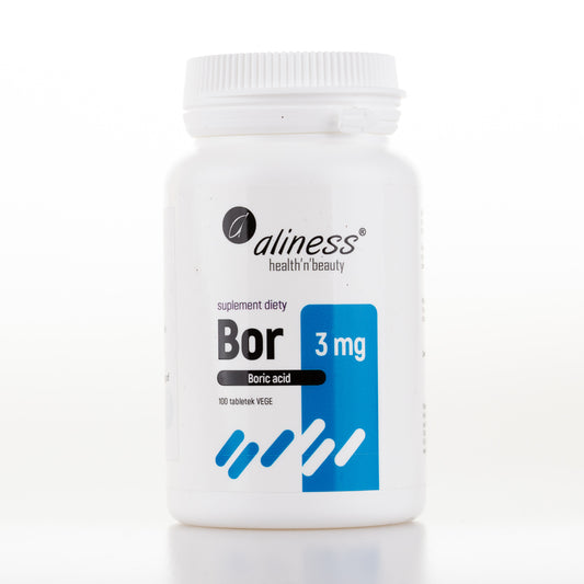 Boron 3 mg (boric acid), 100 vegan tablets