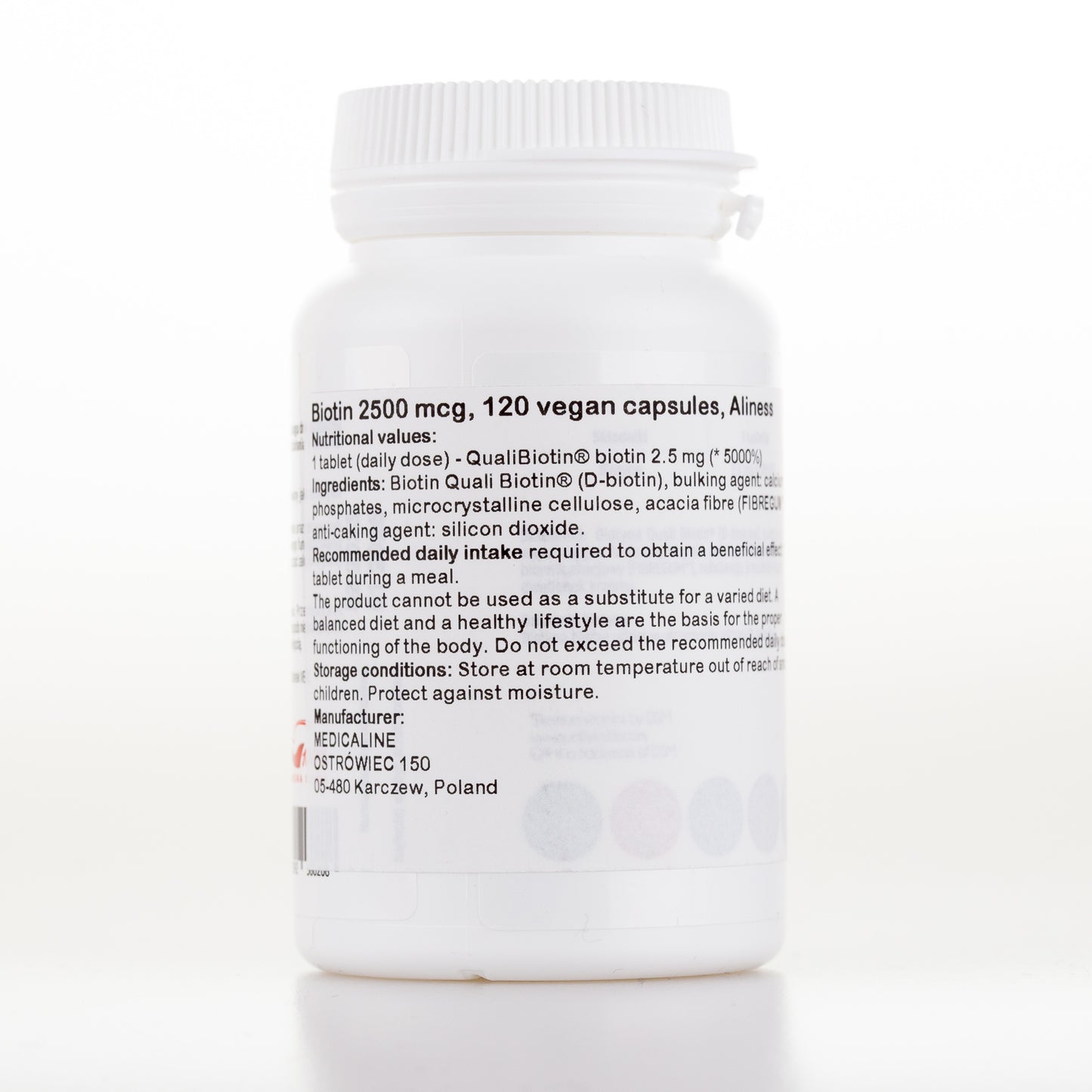 Biotin, 120 vegan capsules, QualiBiotin®