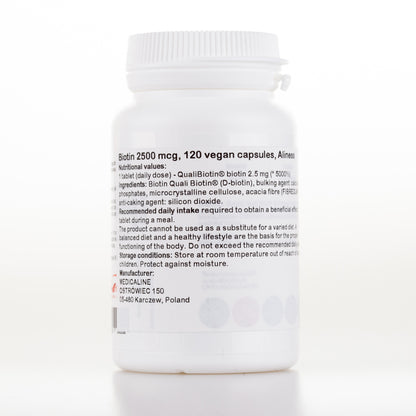 Aliness Biotyna QualiBiotin®, 120 tabletek