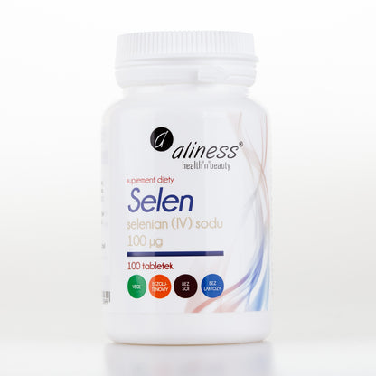 Selenium, sodium selenate (IV), 100 vegan tablets