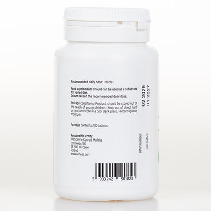 Lithium Orotate 5mg, 100 vegan tablets