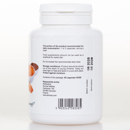 Aliness Curcumin 3 PLUS, 60 kapsułek vege