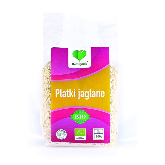 BeOrganic Płatki Jaglane, 300g