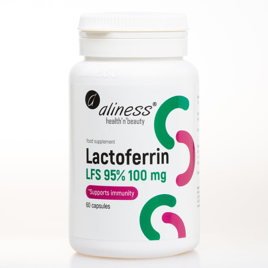 Aliness Lactoferrin LFS 90% 100 mg, 60 kapsułek